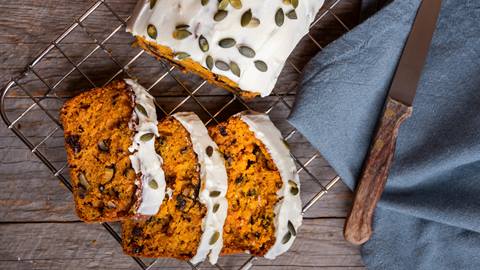 Pumpkin bread for Creative Academy class.