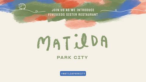 Hero banner announcing Five Seeds Sister Restaurant, Matilda Park City.