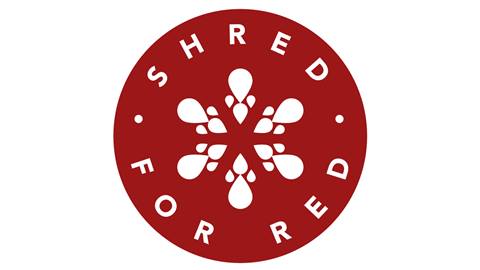 Shred For Red Logo