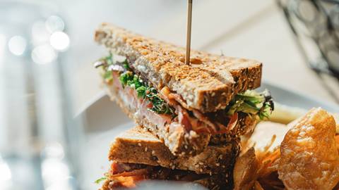 BLT sandwich at Deer Valley Café.