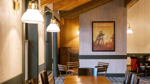 Silver Lake Lodge and Silver Lake Restaurant interior.