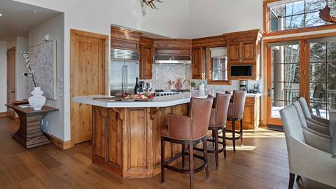 Kitchen counter in Deer Valley's rental home Bellemont 5 