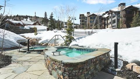 Tower Club Residences common space hot tub