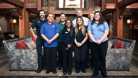 Deer Valley Lodging Team smiling for a photo.