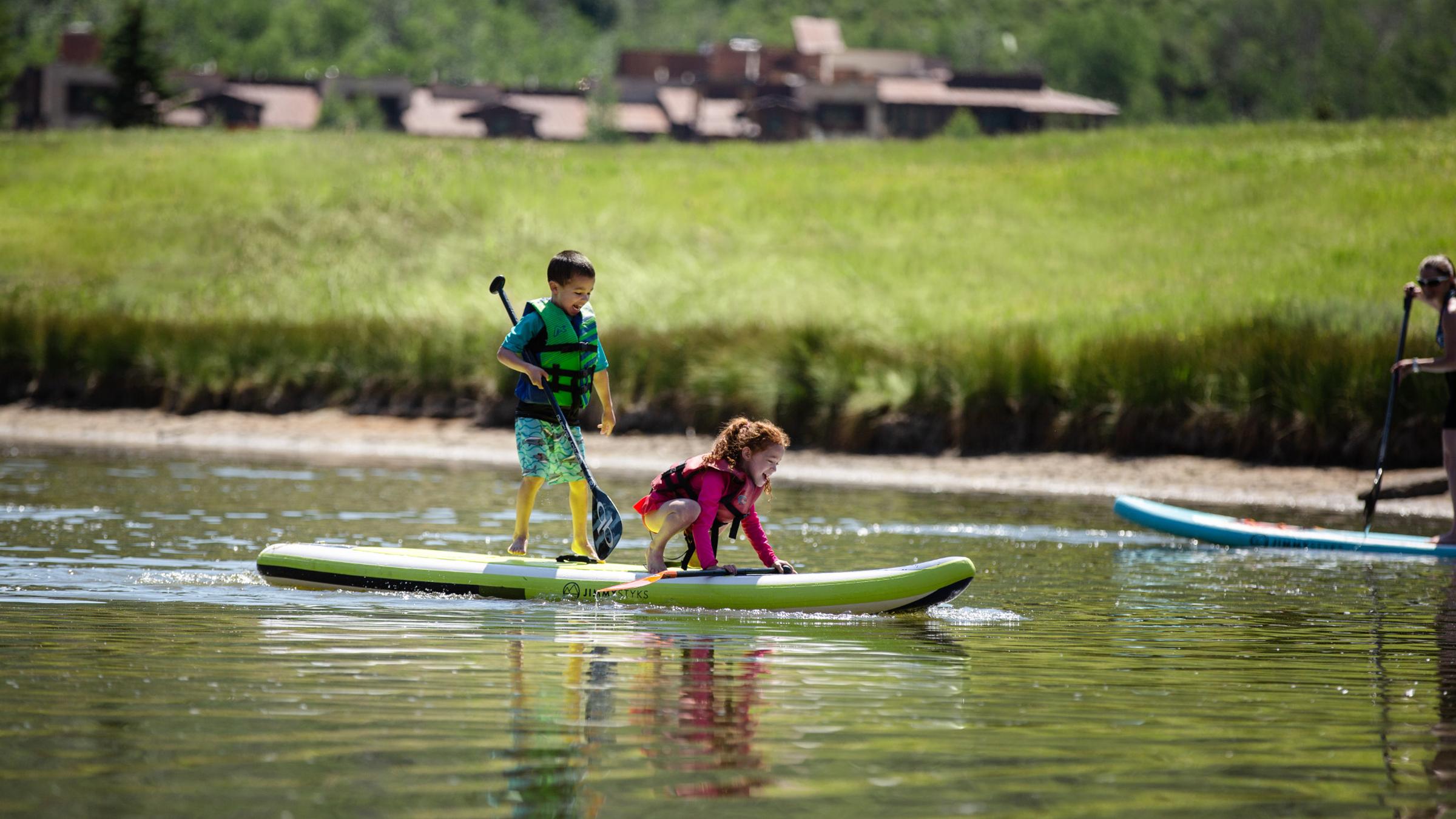 Stand Up Paddleboarding In Park City Deer Valley Resort